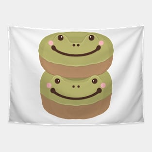 Froggy donut friends Tapestry