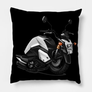 Grom Snail White Pillow