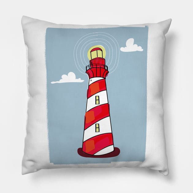 Lighthouse Pillow by nickemporium1