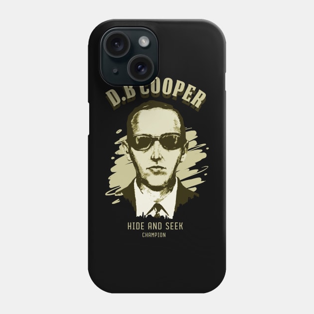 db cooper hide and seek Phone Case by olivia parizeau