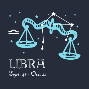 Libra the Scales Constellation T-Shirt