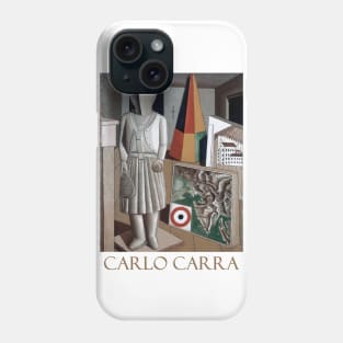 La Musa Metafisica by Carlo Carra Phone Case