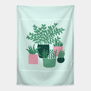 Plants & Cacti (Jungle & Peppermint) Tapestry