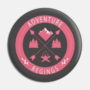 Adventure begins Pin