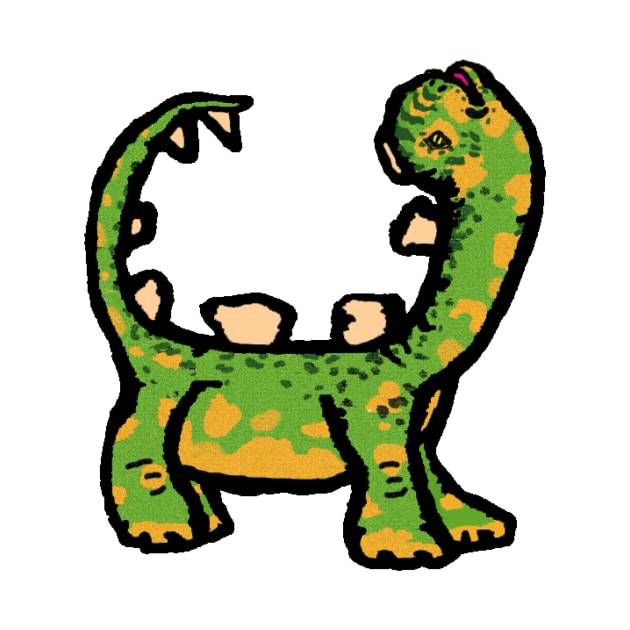 Arch Back Dino by Doodleslice