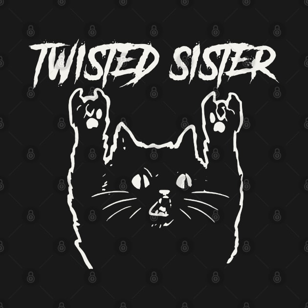 twisted sister metal cat by bubur ayam