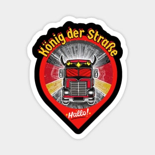 Truck lover - König der Straße Magnet