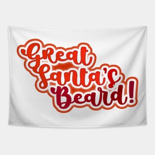 Great Santa's Beard! Tapestry