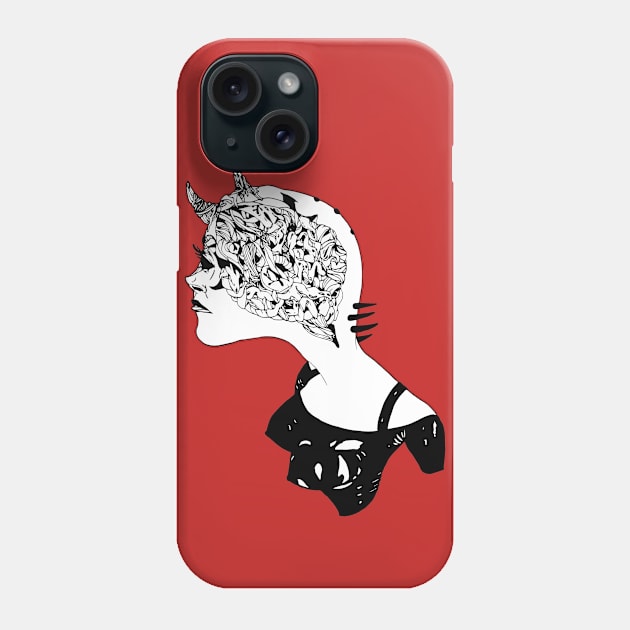 The Demon U Luv Phone Case by etmaomao