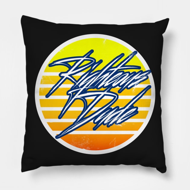 Righteous Dude Pillow by NineBlack