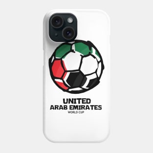 United Arab Emirates Football Country Flag Phone Case