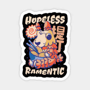 Hopeless Ramentic Anime Llama Ramen Magnet