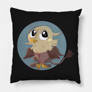 Cute baby Griffon - Fantasy Creature Pillow