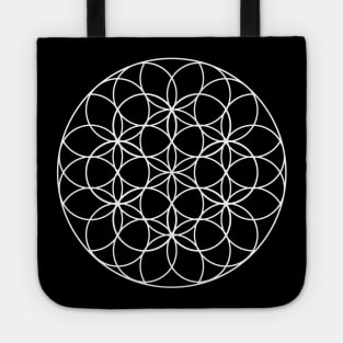 Flower of life - invert Tote