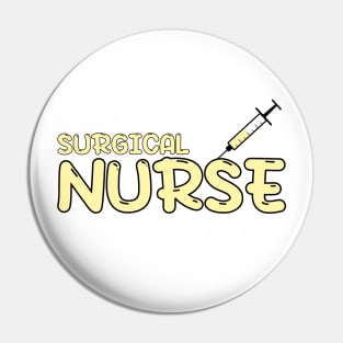 Surgical Nurse Yellow Pin