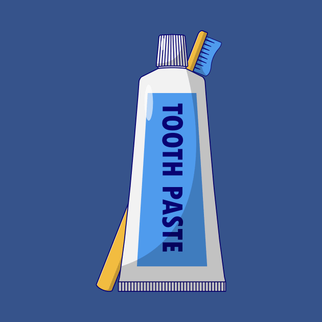 Toothpaste and Toothbrush by KH Studio