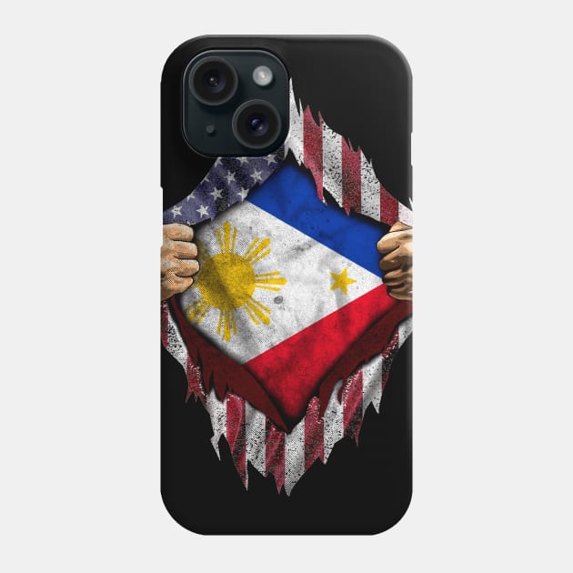 Filipino American Flag Phone Case by Dailygrind