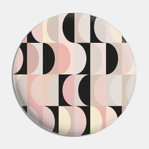 Mid-Century Modern Shapes / Vintage Blush Pin by matise