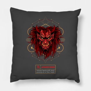Japanese Demon Pillow