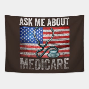 Ask Me About Medicare Tapestry