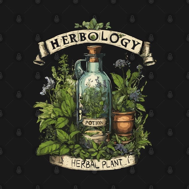 Herbology Vintage Herbs by Ray Crimson