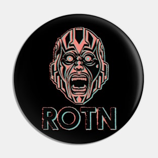 ROTN - Screaming Cyborg Pin