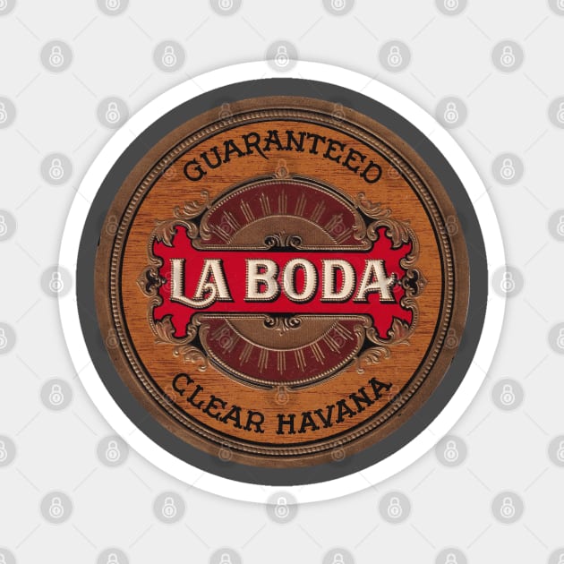 Havana La Boda Cuban Cigars Magnet by EphemeraKiosk