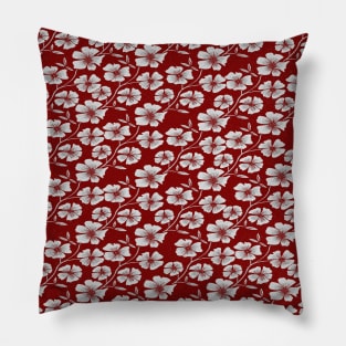 Red and White Pillow