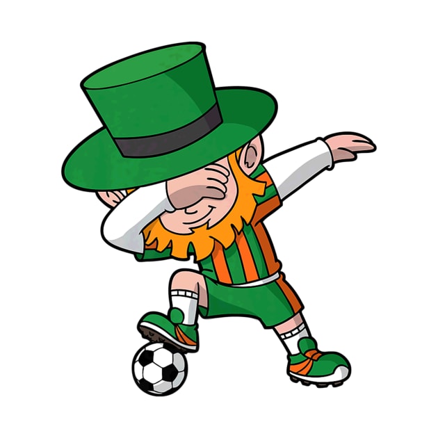 Dabbing Leprechaun Soccer Irish St Patricks Day Dab by Macy XenomorphQueen