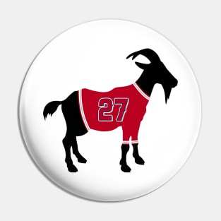 Mike Trout GOAT Pin