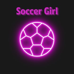 Soccer Girl Artwork T-Shirt