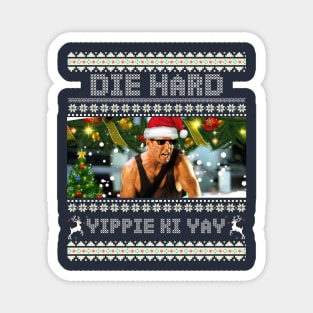 Die Hard Christmas Yippie Ki Yay Magnet