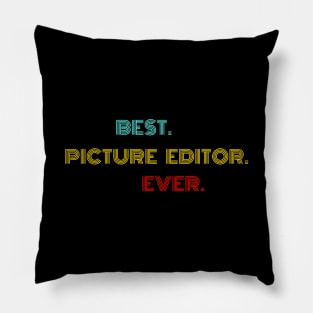 Best Picture Editor Ever - Nice Birthday Gift Idea Pillow