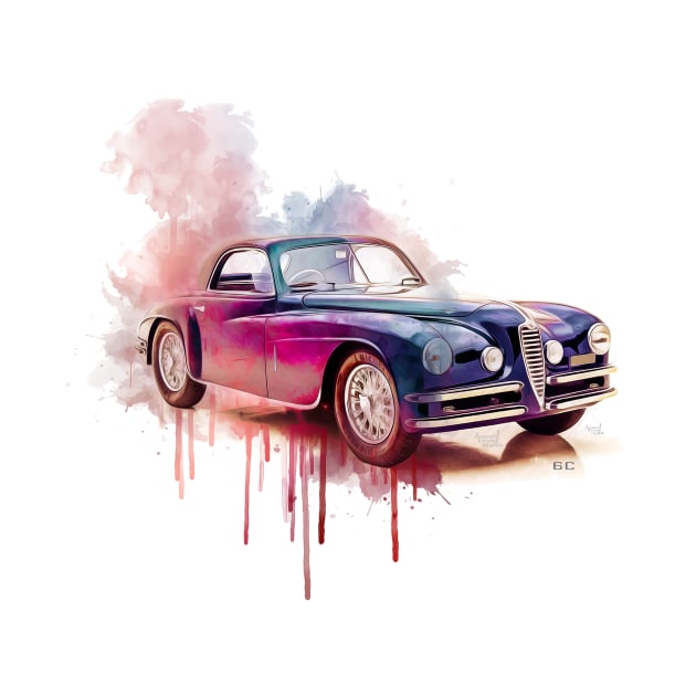 Alfa Romeo 6C color splash by AaaahEeeekStudio