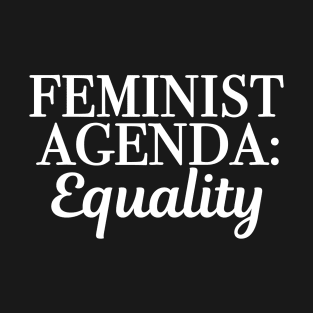 The Feminist Agenda is Equality T-Shirt