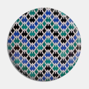 Seville Islamic tile pattern 3 Pin