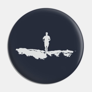 Trail Running Design For Runners Pin