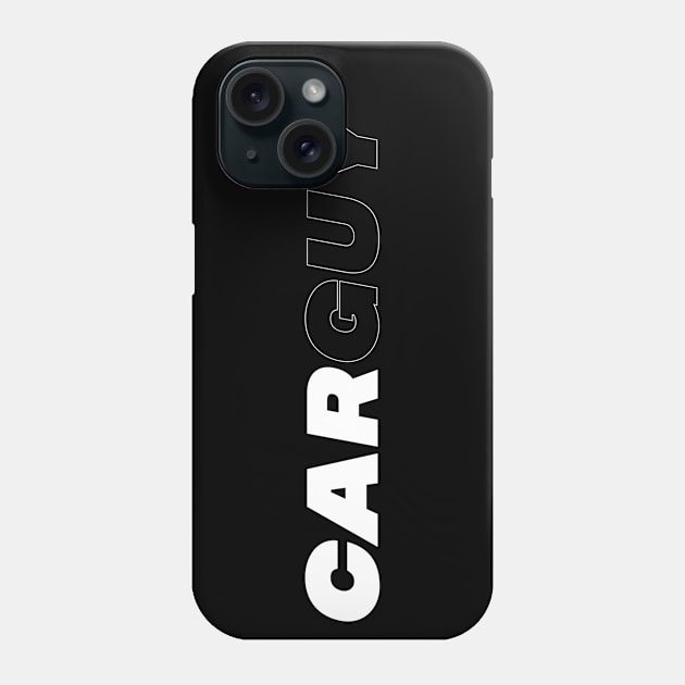 Car Guy White Phone Case by Sloop