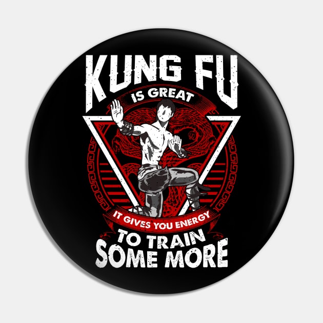 Kung Fu Fighting Energy Training Pin by PixelArt