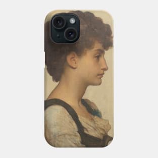 Head of a Girl by Frederic Leighton Phone Case