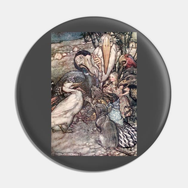 Alice In Wonderland - Arthur Rackham - 8 Pin by Illustration Station