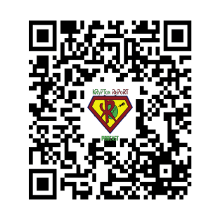 QR for The Krypton Report. T-Shirt