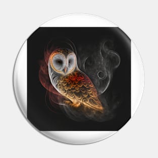 Barn Owl Wisps 05 Pin