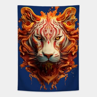 Tiger Paint Tapestry