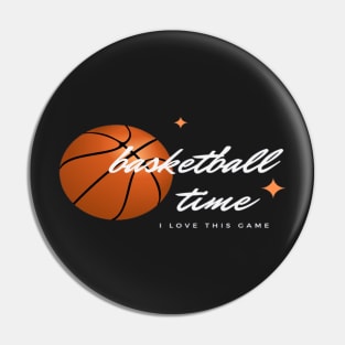 Basketball time. Pin