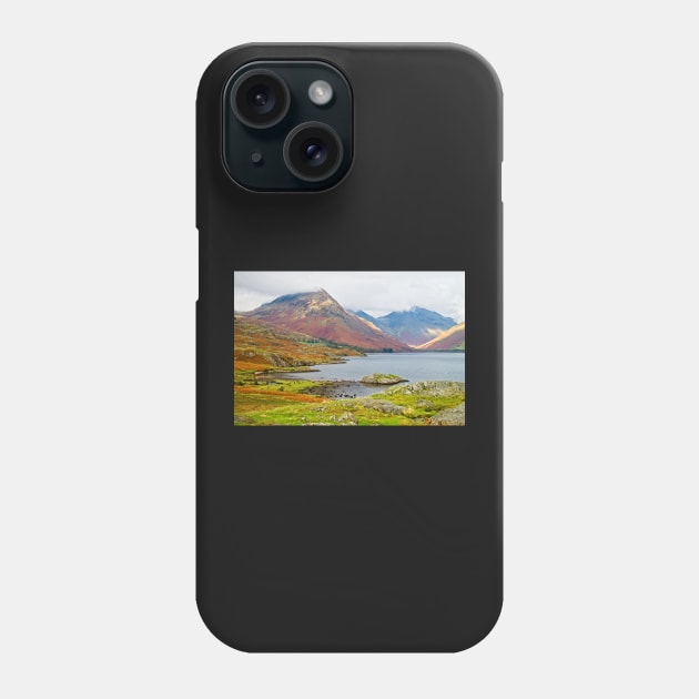 Wast Water and Lake District Fells Phone Case by MartynUK