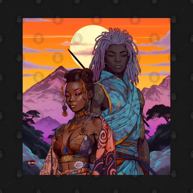 Naija Couple by Afro-Manga