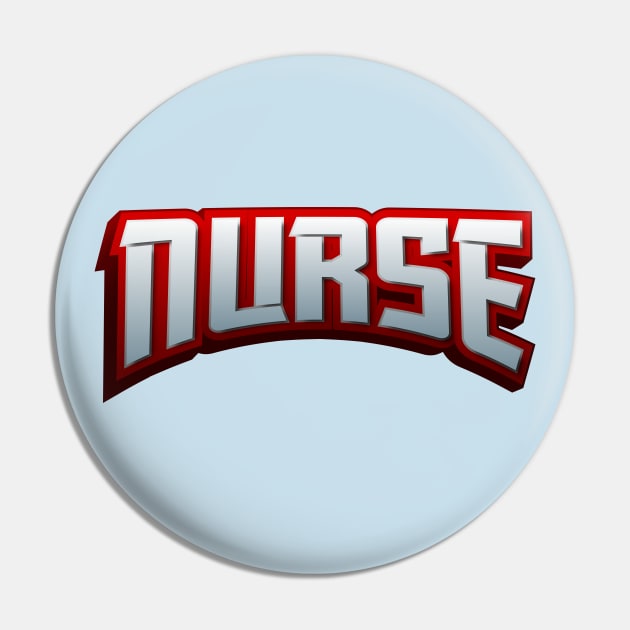 Nurse Superhero Pin by Foxxy Merch