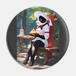 Cute panda nurse Pin