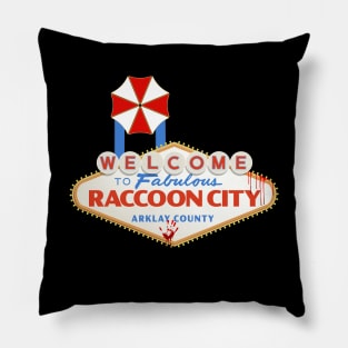 Welcome to Raccoon City Pillow